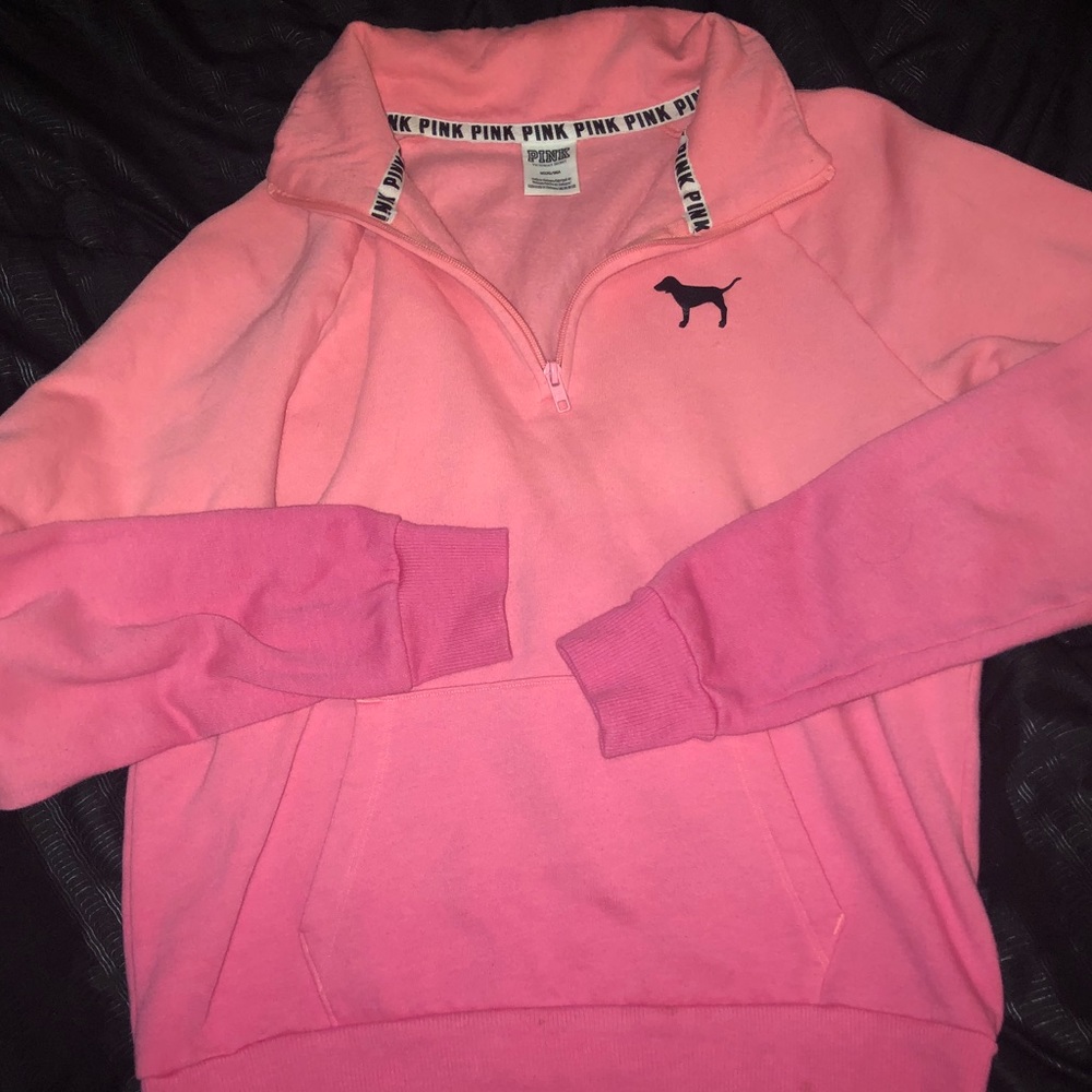 Victoria secret pink half zip